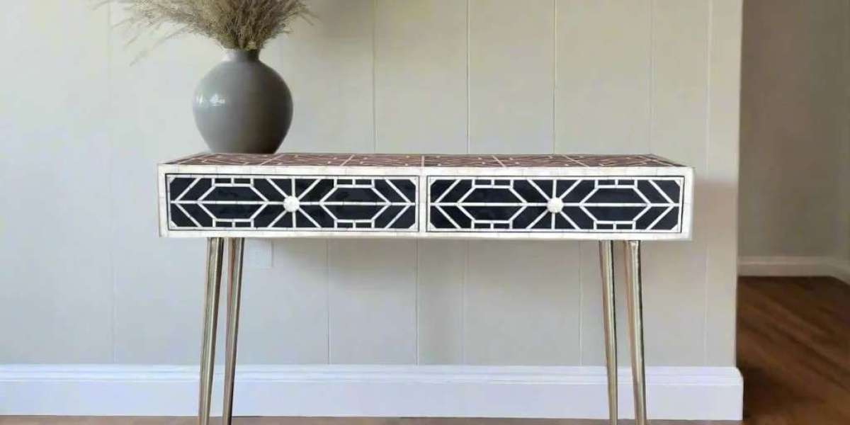 How to Style a Bone Inlay Console Table Perfectly
